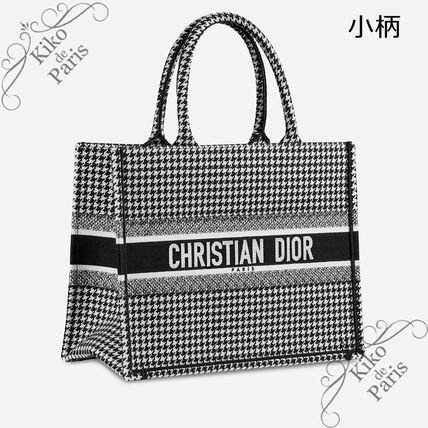 DIOR 直営店 名入れOK! BOOK TOTE ミディアム トート 千鳥格子-高島屋オンラインストア - 公式