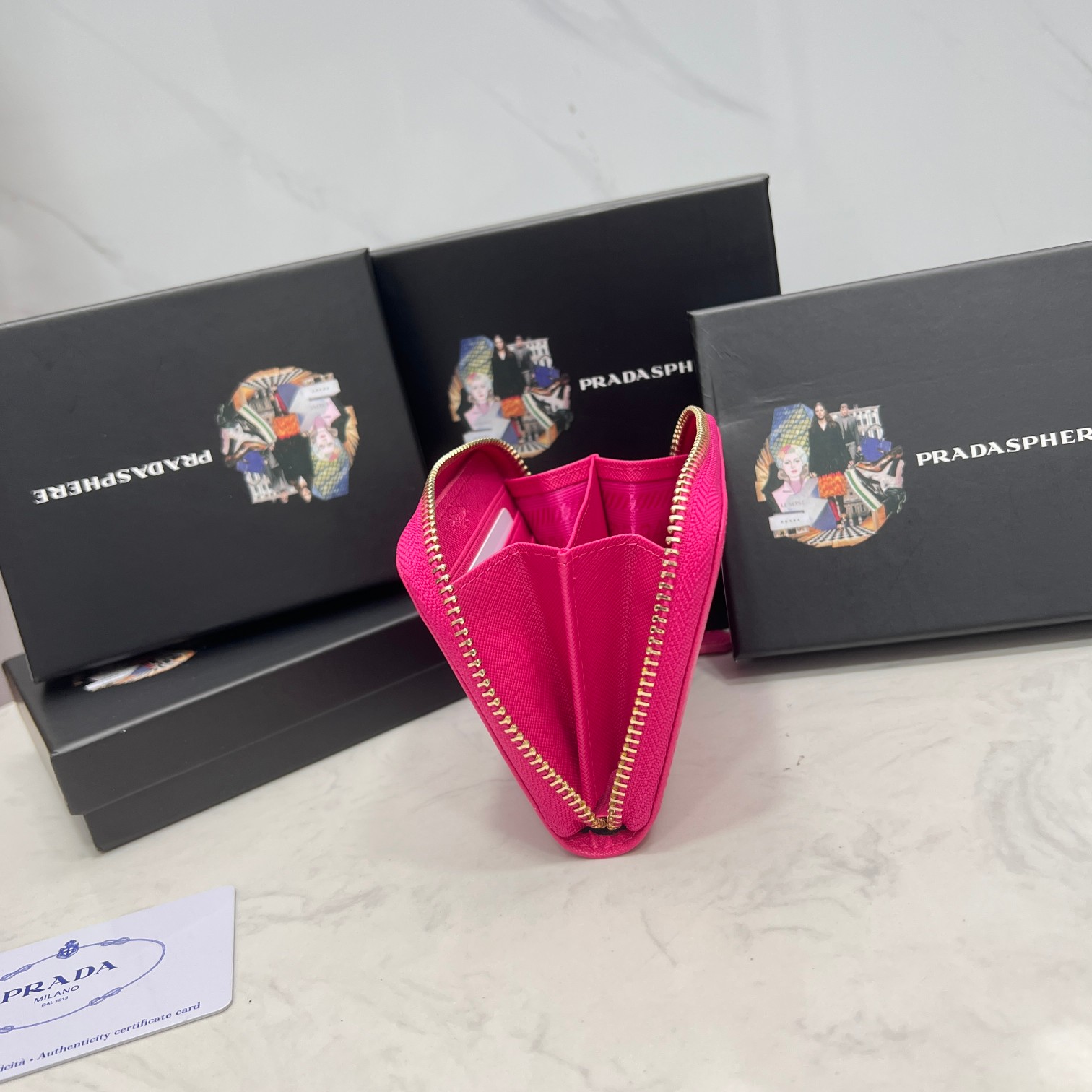 PRADA/プラダ サフィアーノレザー カードケース-高島屋オンラインストア - 公式