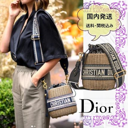 LADY D-LITE ミディアムバッグ Dior Union ジュートキャンバス-高島屋オンラインストア - 公式