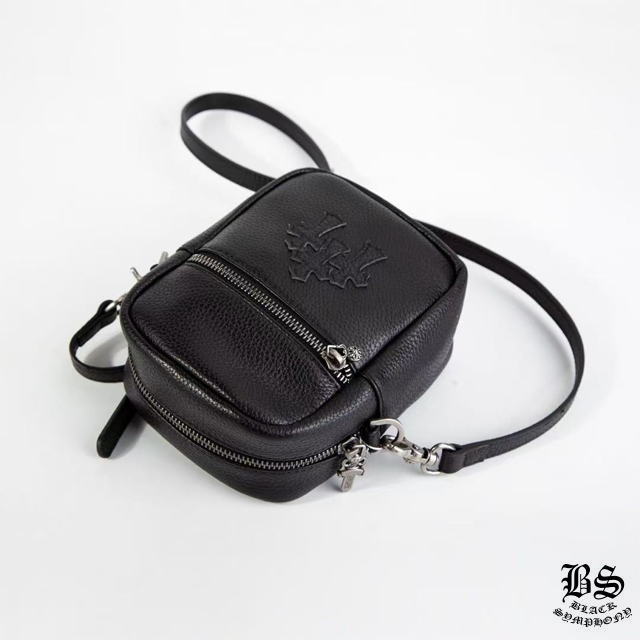 CHROME HEARTS クロムハーツ TAKA MINI LTHR タカ ミニ ショルダーバッグ セメタリークロスパッチ
