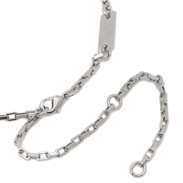 【国内発送/直営店】ネックレス ルイヴィトン アクセサリー LV M62490 コリエ ダミエカラーズ メンズ ペンダント シルバー