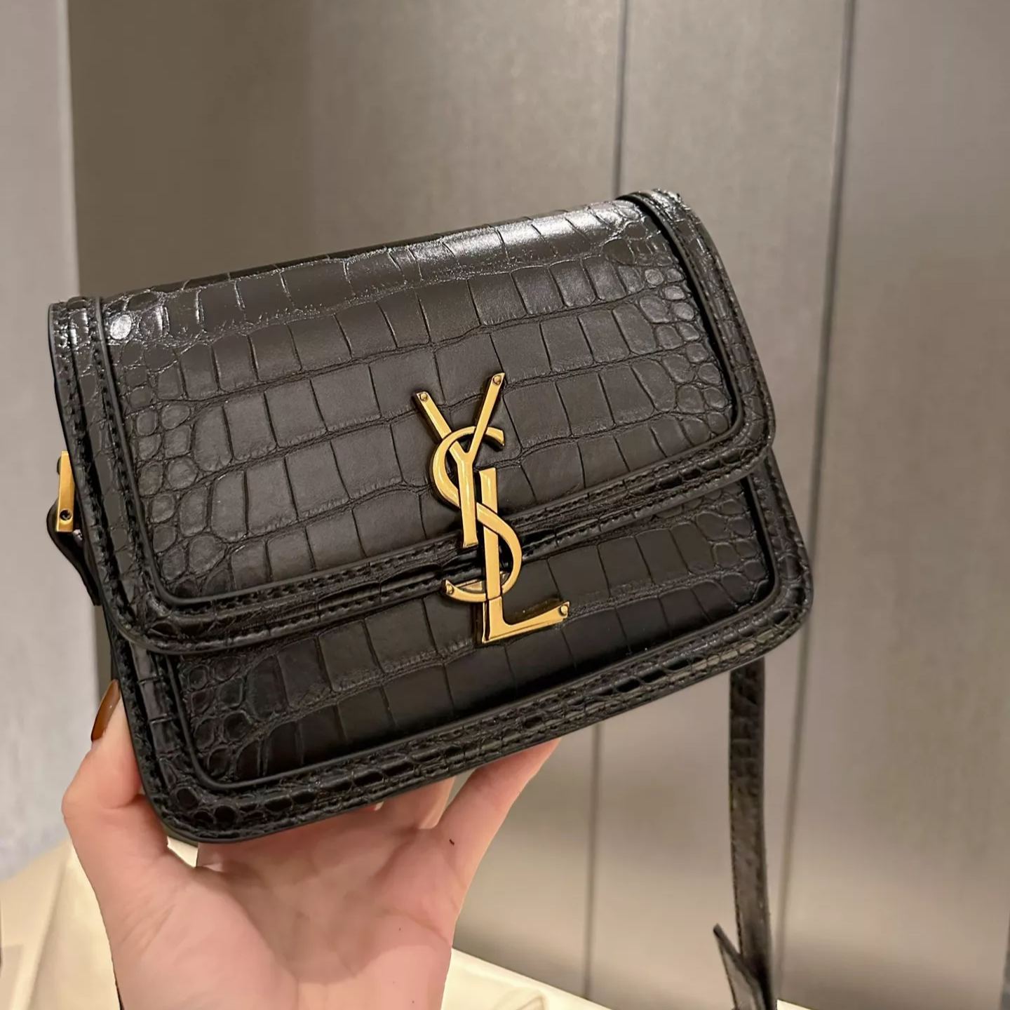 【サンローラン】SAINT LAURENT/レザー スモール サッチェルバッグ-高島屋オンラインストア - 公式