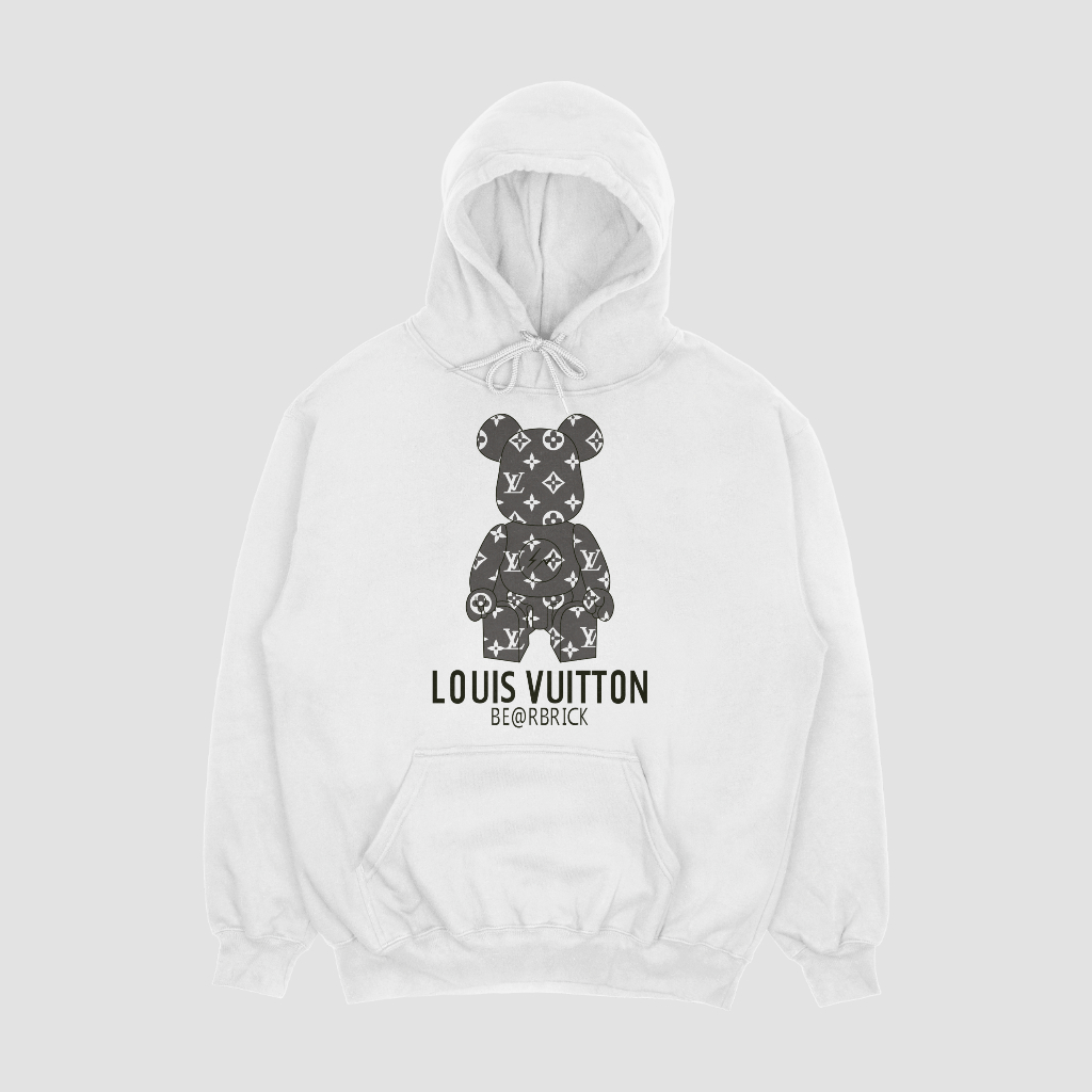Louis Vuittonスウェット クル パーカー プリント  綿　男女兼用