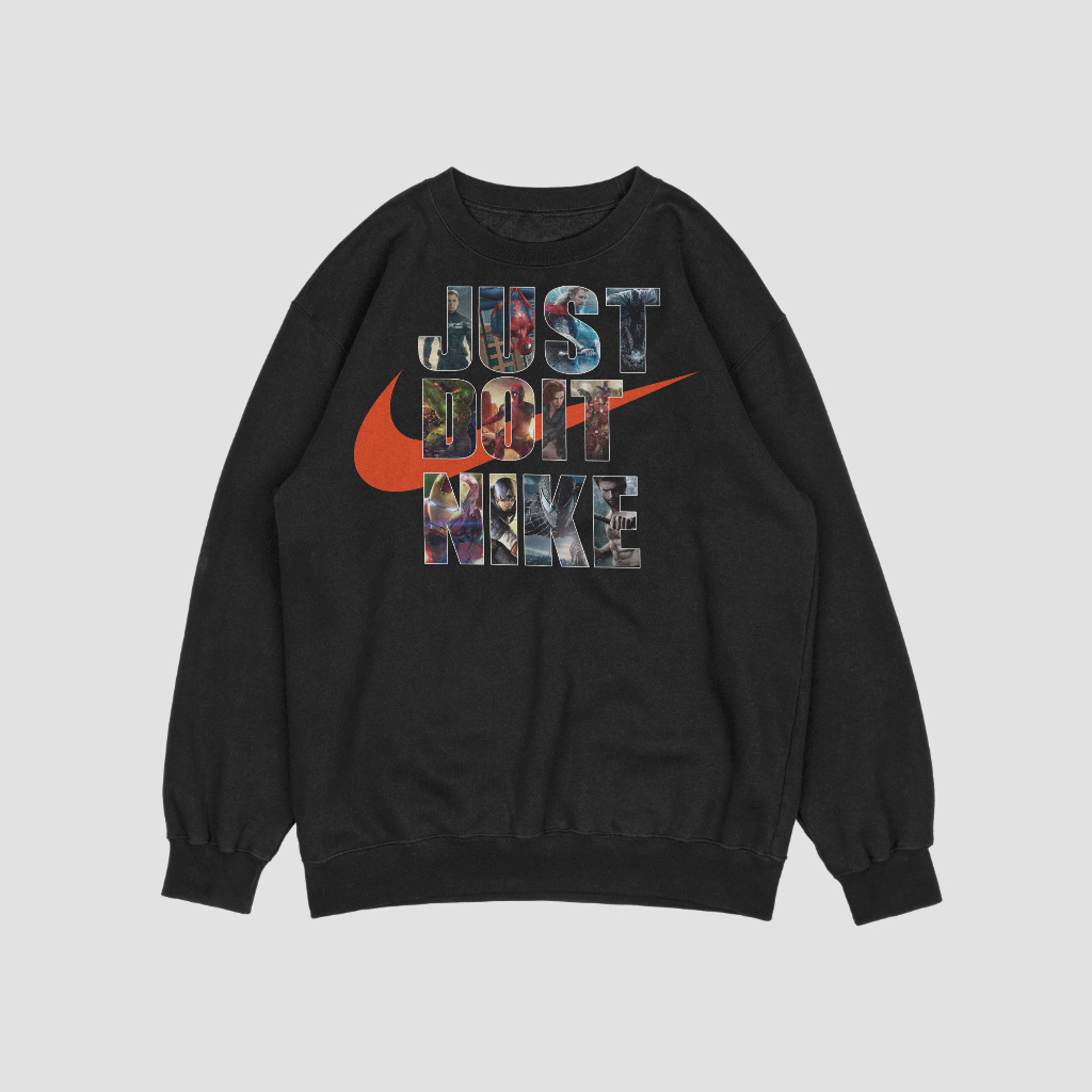NIKEスウェット クル パーカー プリント  綿　男女兼用