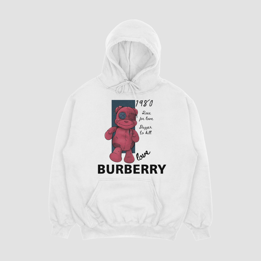 Burberryスウェット クル パーカー プリント  綿　男女兼用