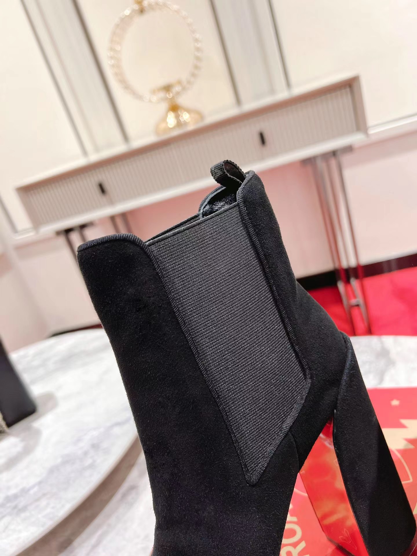 【Christian Louboutin】クリスチャン ルブタン Movidastic 130 mm Low Boots Veau Velours Black-高島屋オンラインストア - 公式