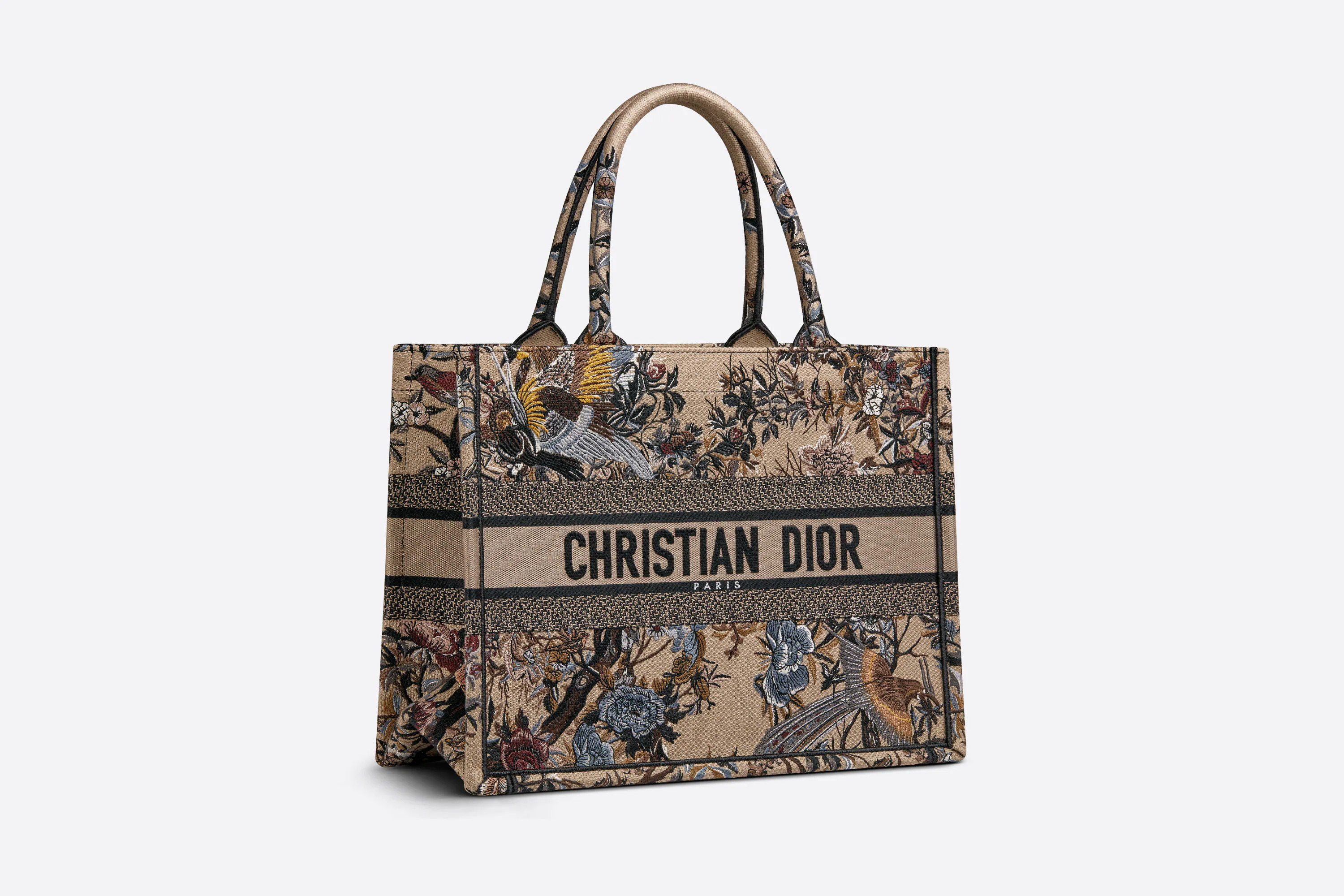 DIOR BOOK TOTE ミディアムバッグ Dior Jardin d'Hiver エンブロイダリー-高島屋オンラインストア - 公式
