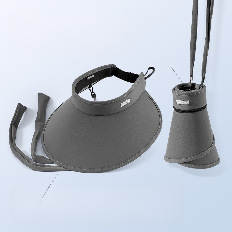 【ランニング キャップ】巻き収納可能の冷感UV対策つば広サンバイザー