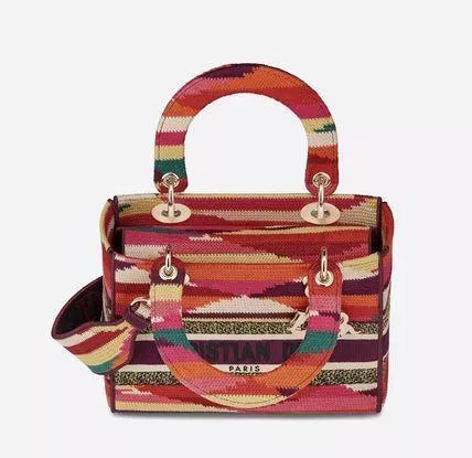 21CRUISE パッチワーク刺繍 LADY D-LITE チャーム付 バッグ-高島屋オンラインストア - 公式