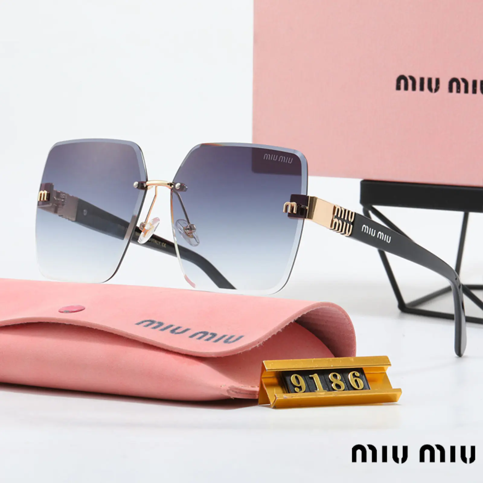 MIUMIUUVカットサングラス02 SS94245
