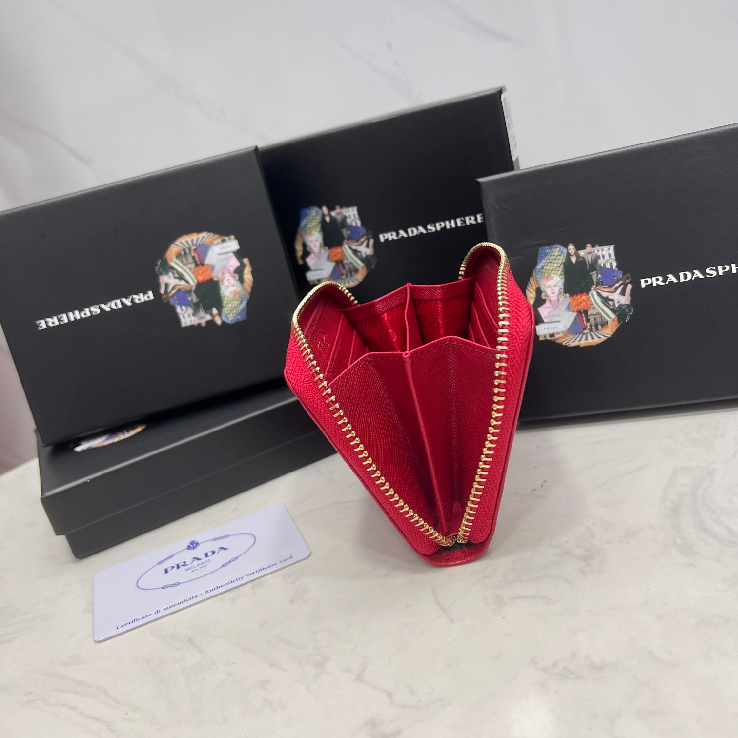 PRADA/プラダ サフィアーノレザー カードケース-高島屋オンラインストア - 公式