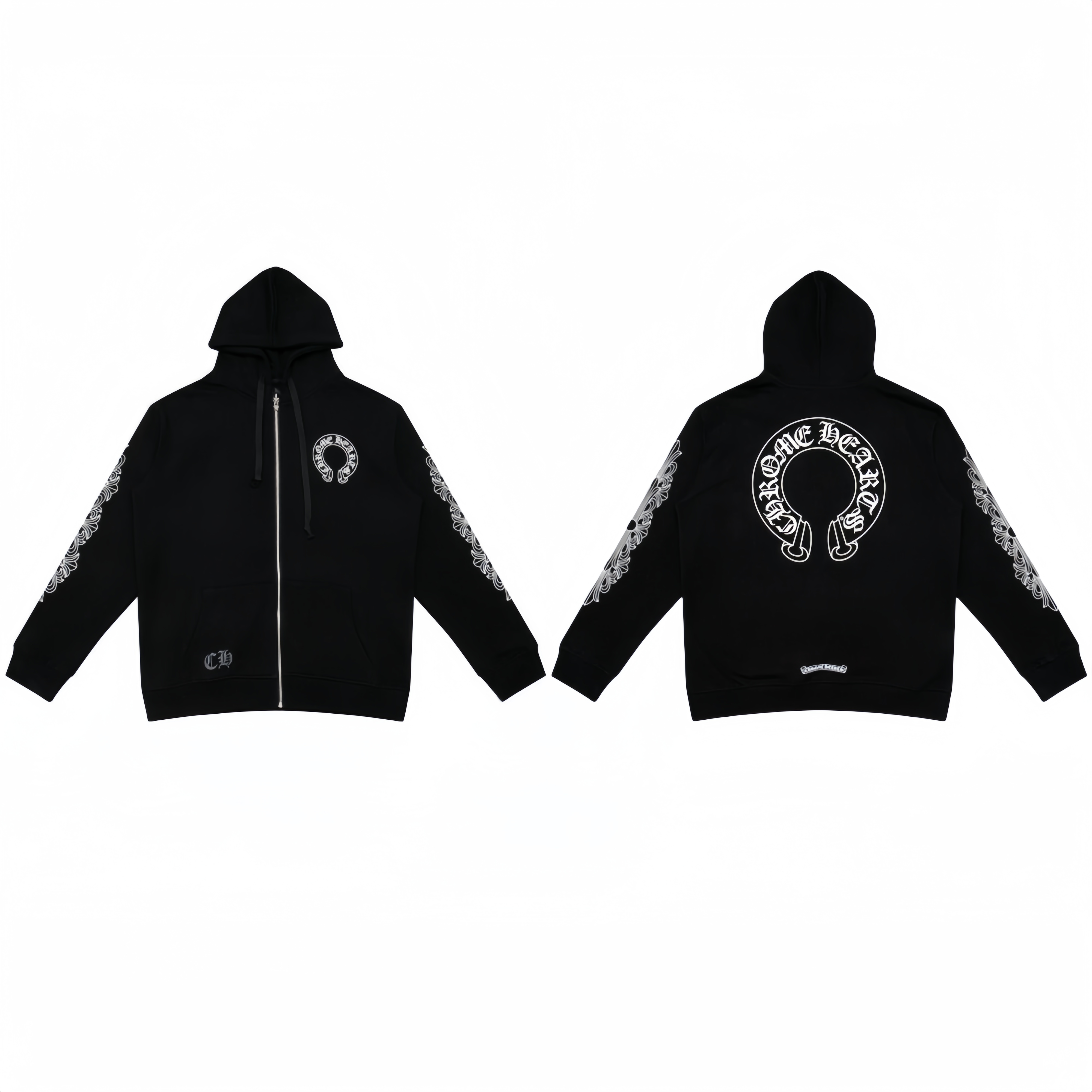 【クロムハーツ】 Chrome Hearts Zip Up Hoodie K5001 Tシャツ 長袖パーカー