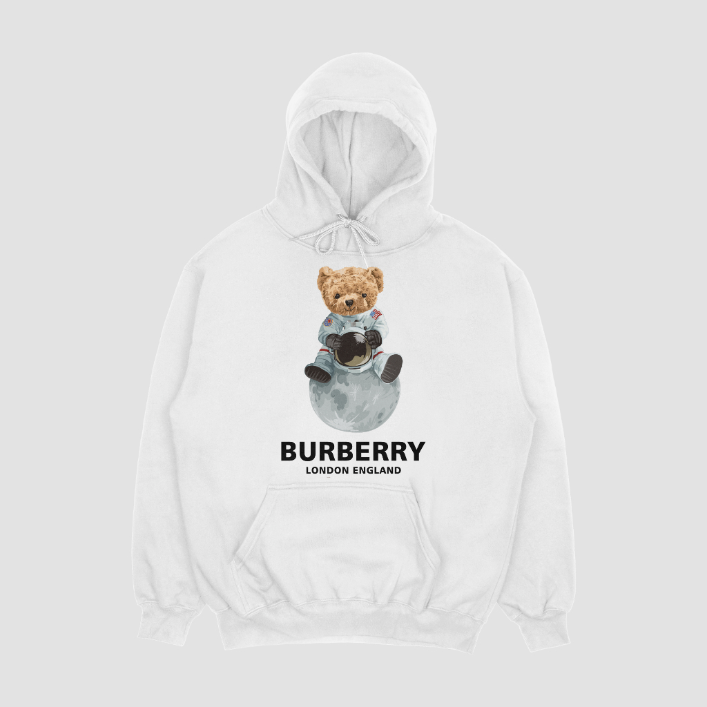 Burberryスウェット クル パーカー プリント  綿　男女兼用