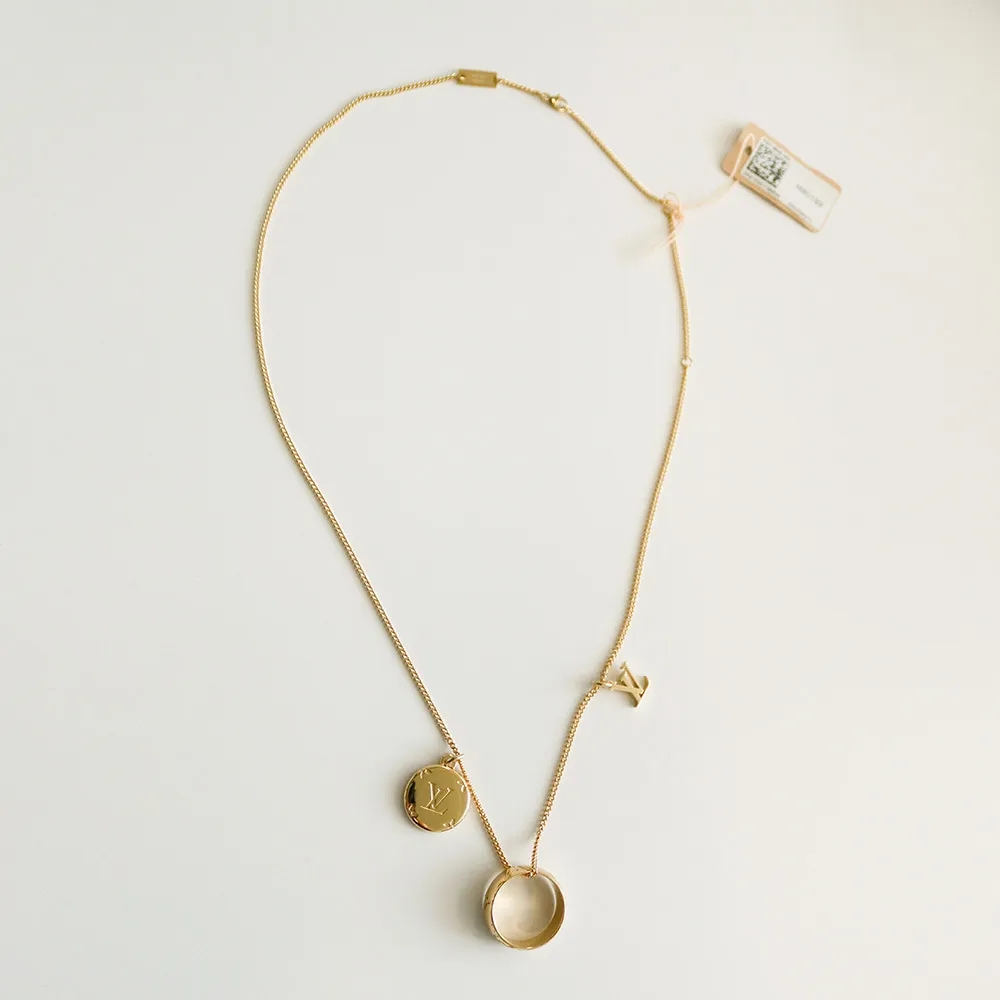 【国内発送/直営店】ネックレス リング モノグラムM80189