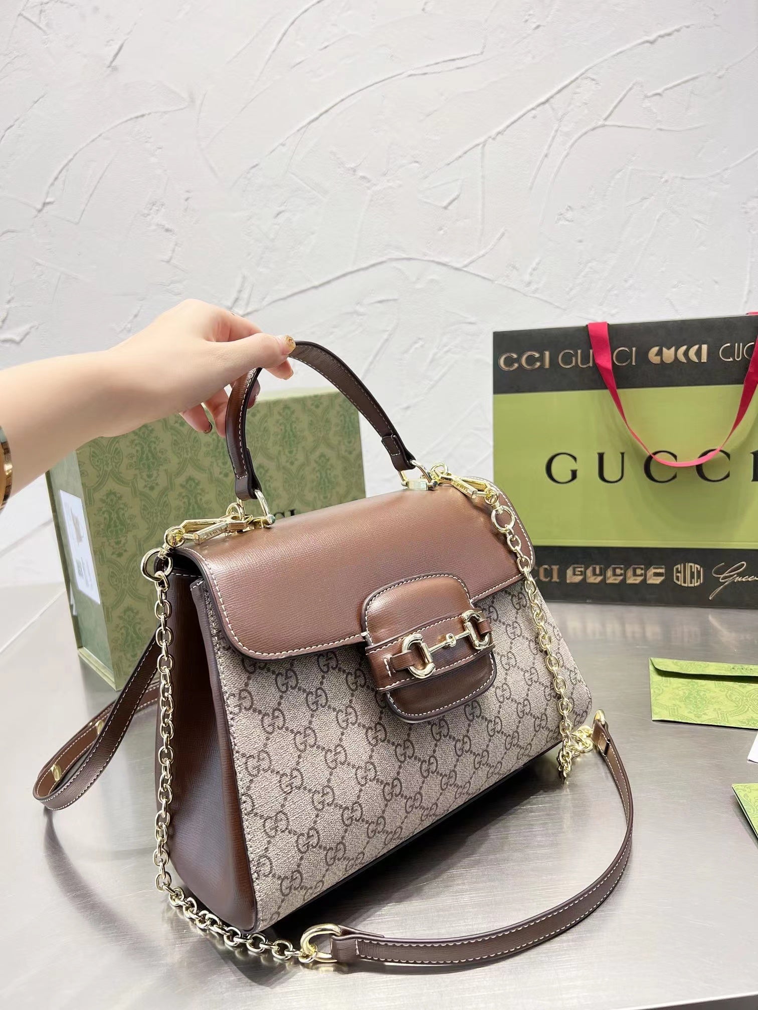 Gucci 〔グッチ ホースビット 1955〕ミディアムバッグ