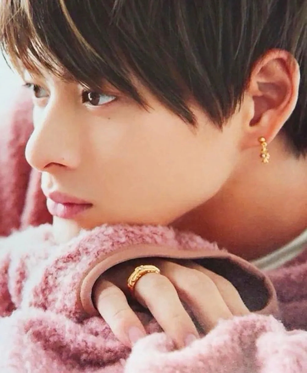 【国内発送/直営店】クロムハーツ 平野紫耀が愛用！●先着順！ ベビークラシック フローラル クロス ダイヤモンド リング #17 22K イエローゴールド 指輪