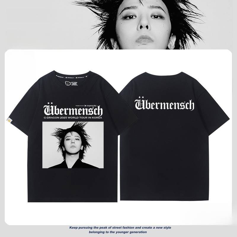 G-DRAGON権志龍世巡が5月に来日し、同シリーズ応援Tシャツスタンドアップ 半袖