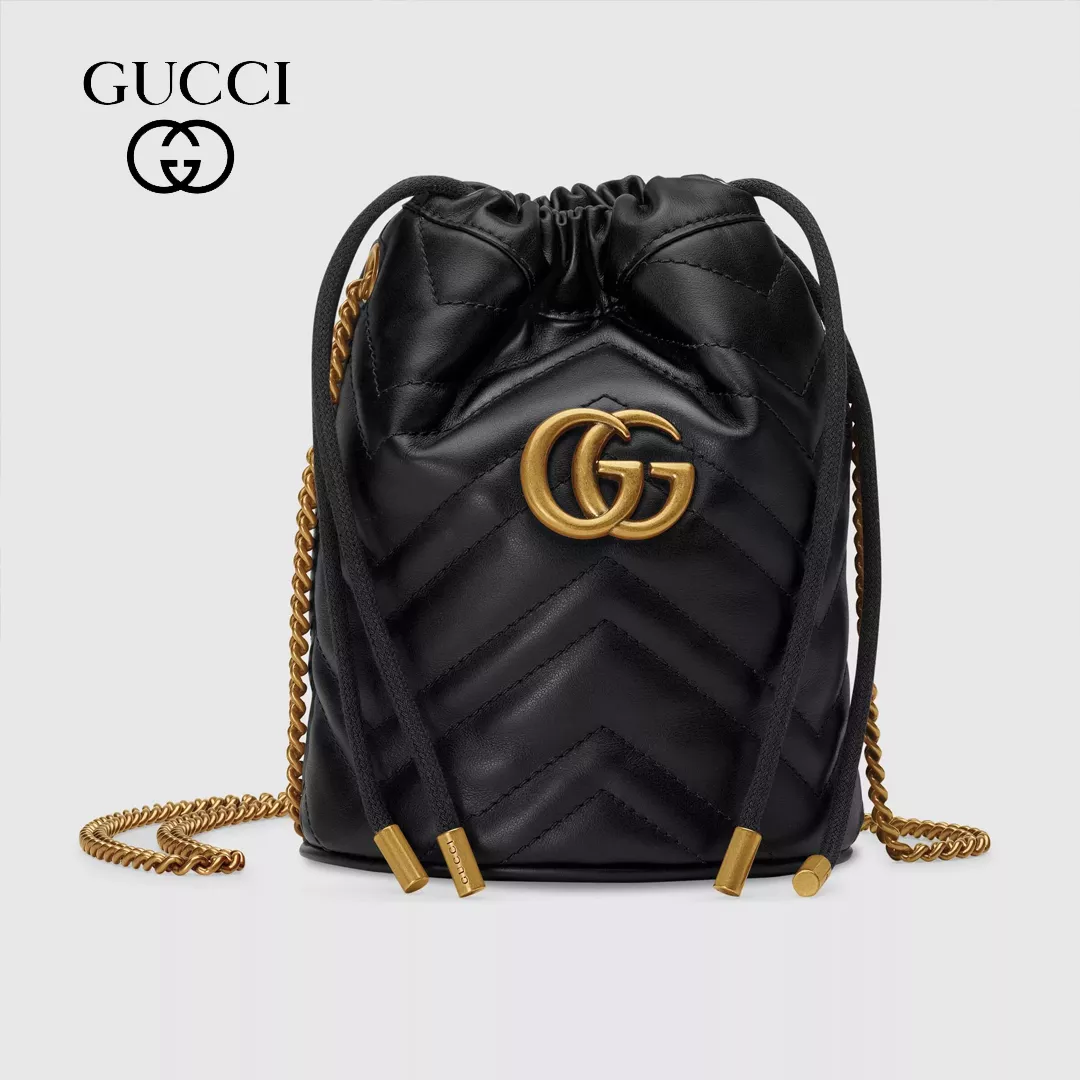 【GUCCI】グッチ マーモント ミニバケットバッグ【バッグ】
