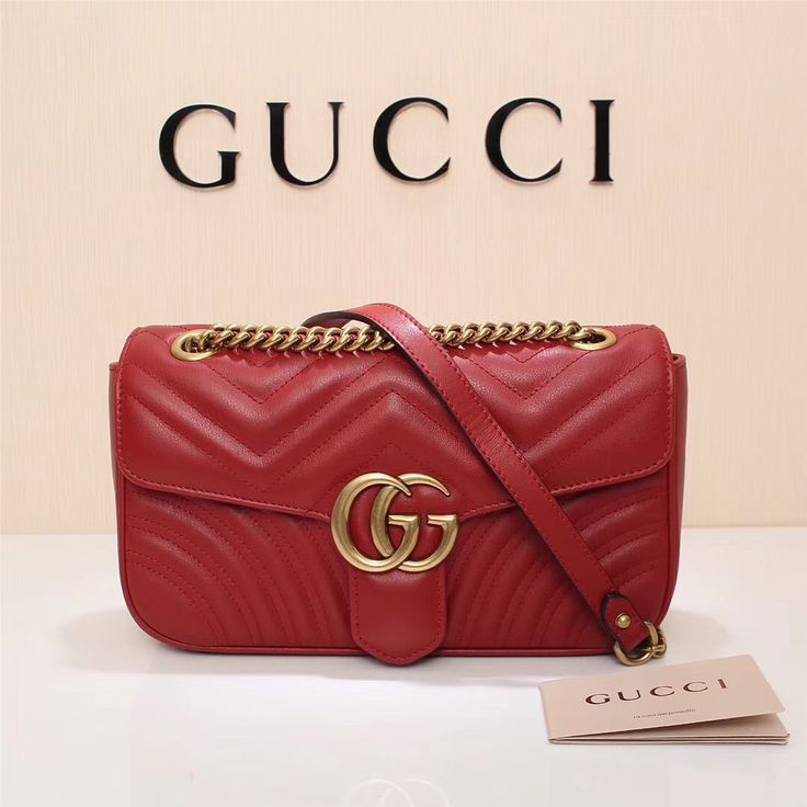 ★GUCCI★グッチ  GGマーモント ミニ レザーバッグ 四色