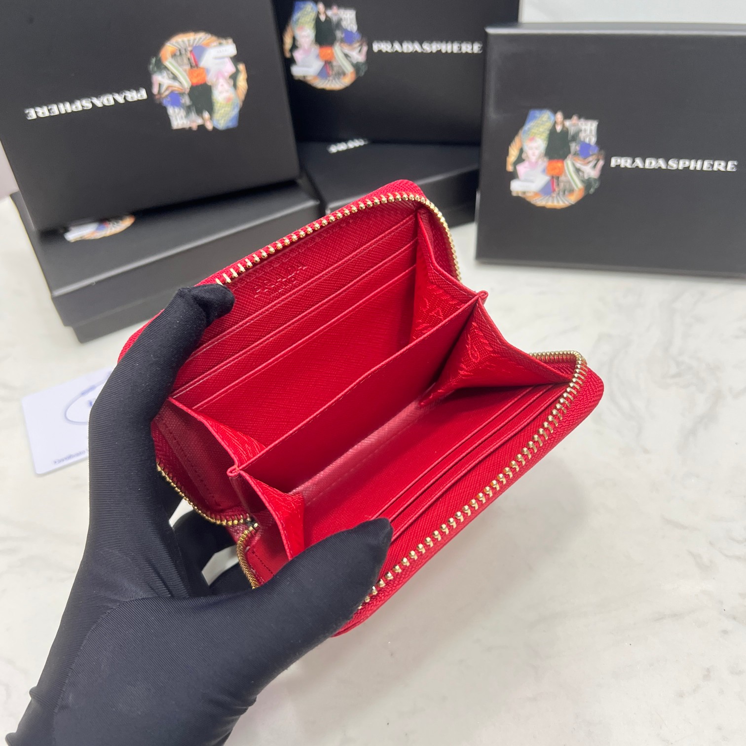 PRADA/プラダ サフィアーノレザー カードケース-高島屋オンラインストア - 公式