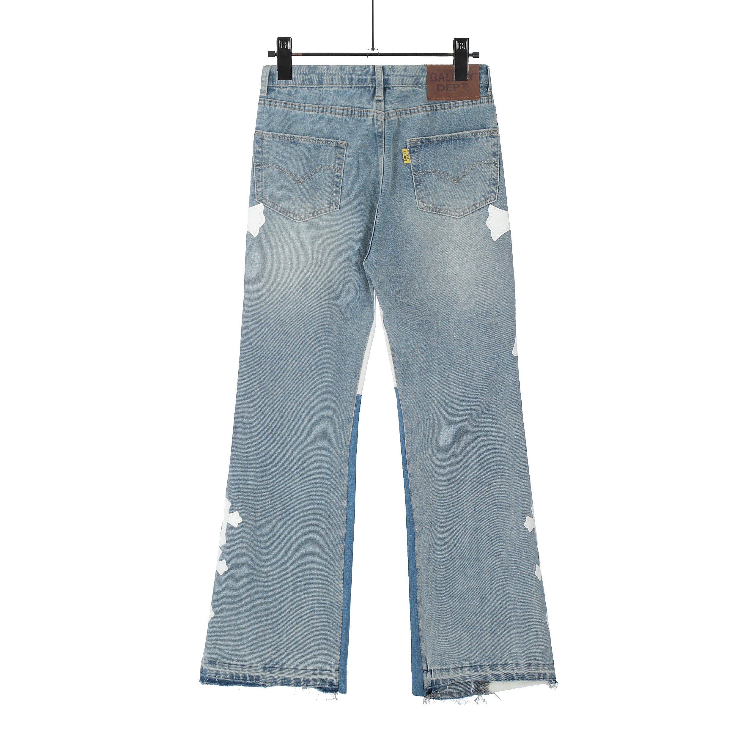 【Chrome Hearts】クロムハーツ ギャラリーデパート クロスパッチ フレアデニムジーンズ 8146