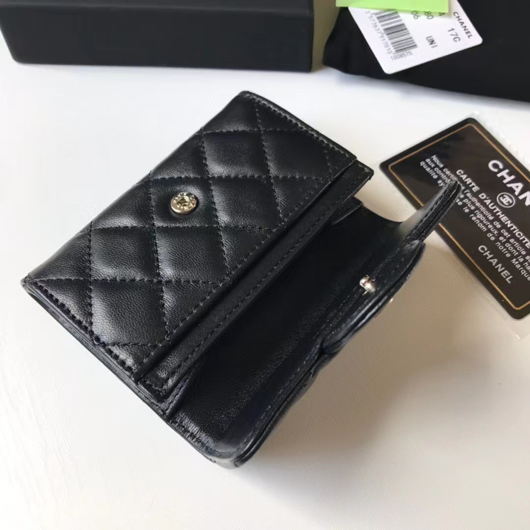 シャネル/CHANEL Classic Leather Wallet In Black-高島屋オンラインストア - 公式