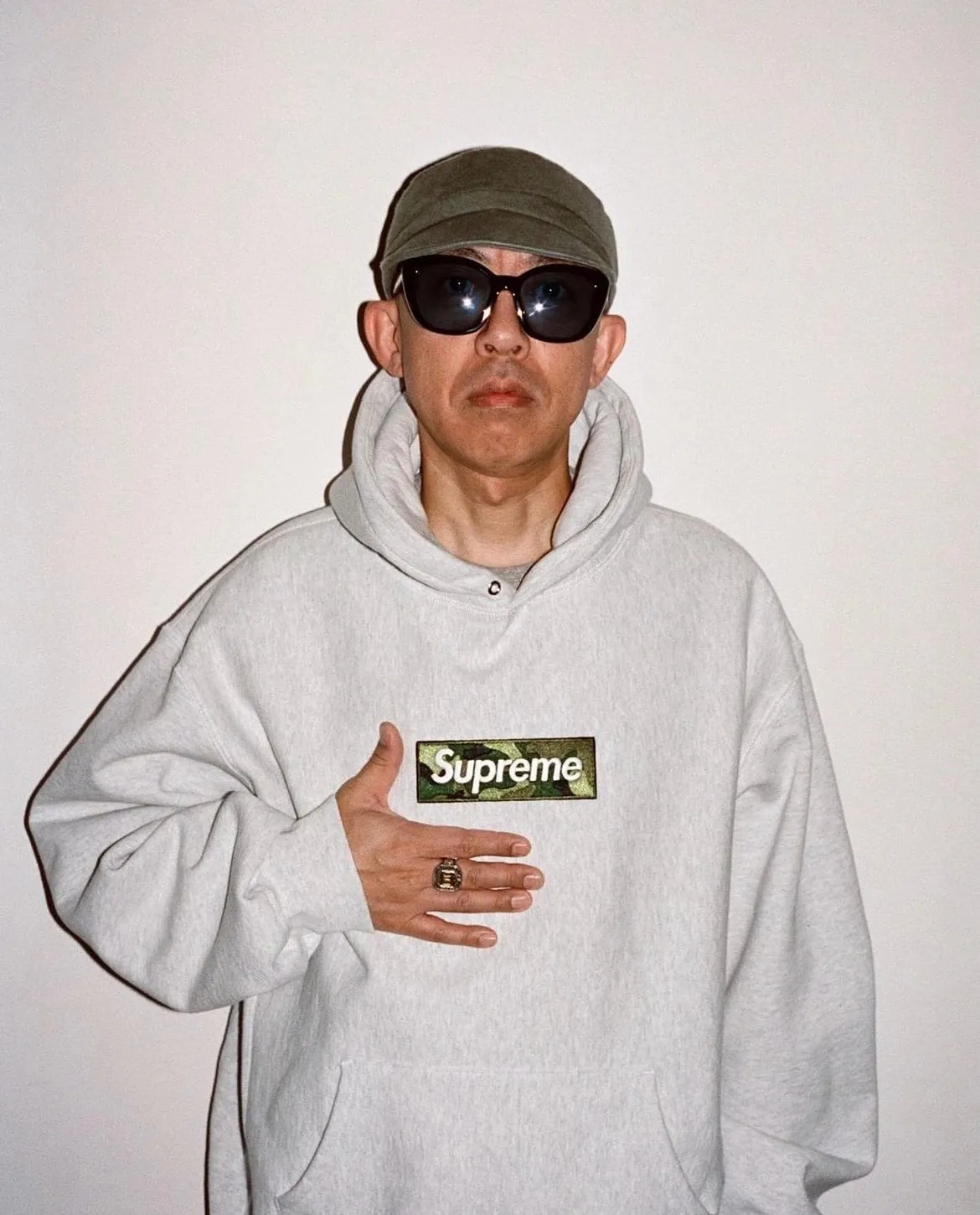 Supreme 23FW Box Logo Camouflage Hoodie