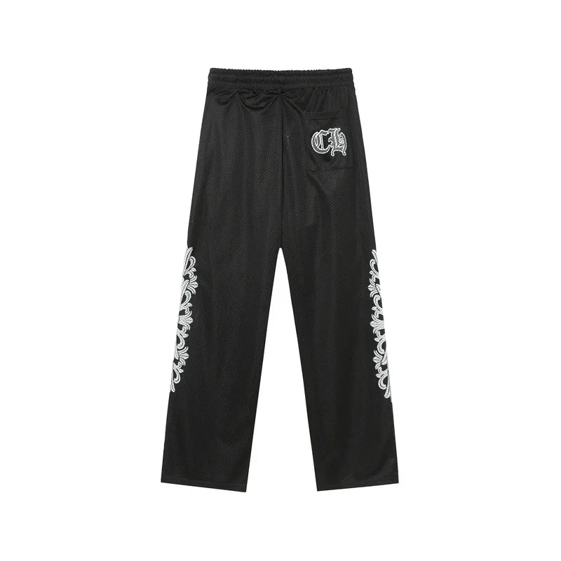 【Chrome Hearts】クロムハーツ マティボーイ グラフィティ レッドメッシュ トラックパンツ 9997
