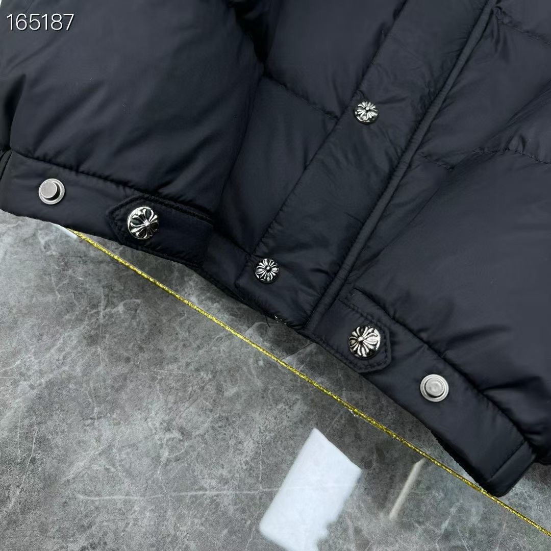 クロムハーツ2025年冬季新作ダウンジャケット（ブラック）