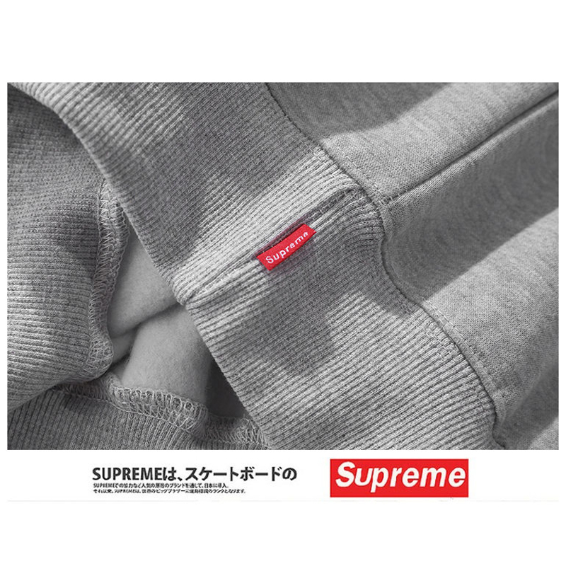 Supreme (シュプリーム) 15FW ボックスロゴ クルーネック スウェットシャツ(Box Logo Crewneck Sweatshirt) グレー