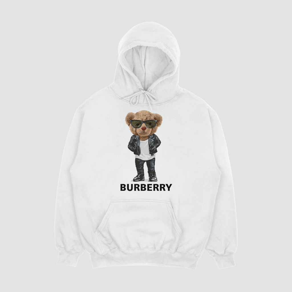 Burberryスウェット クル パーカー プリント  綿　男女兼用