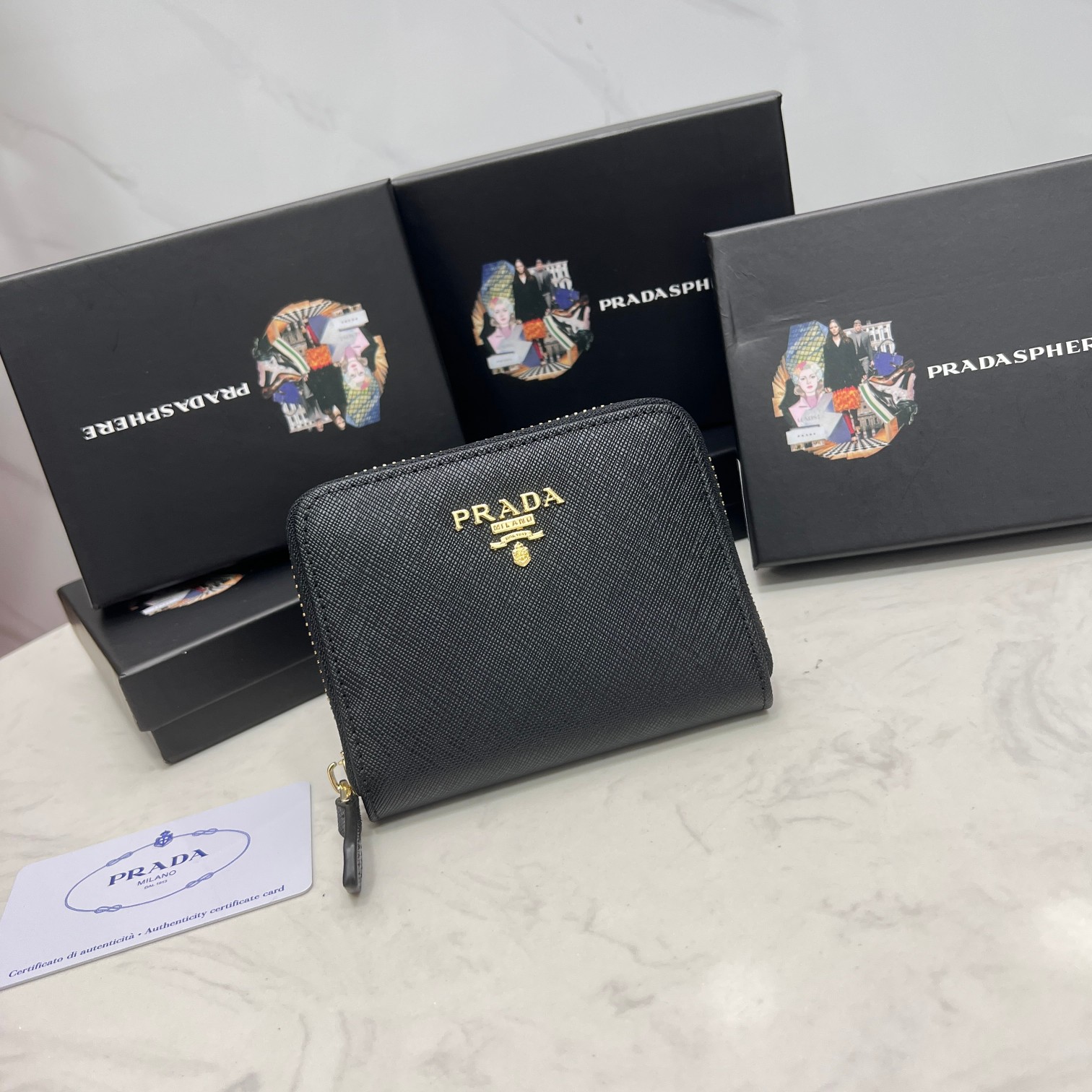 PRADA/プラダ サフィアーノレザー カードケース-高島屋オンラインストア - 公式