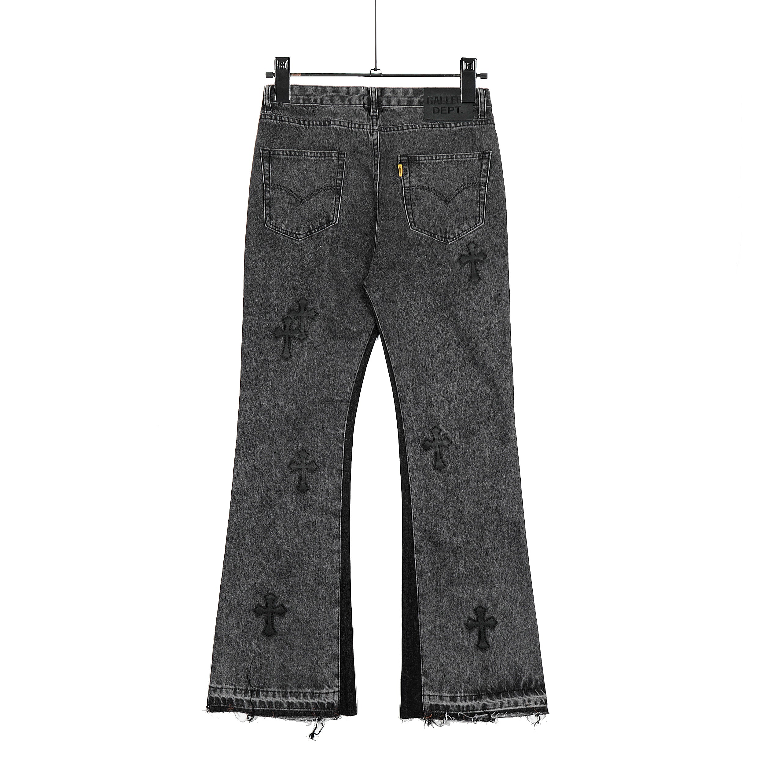 【Chrome Hearts】クロムハーツ ギャラリーデパート クロスパッチ フレアデニムジーンズ