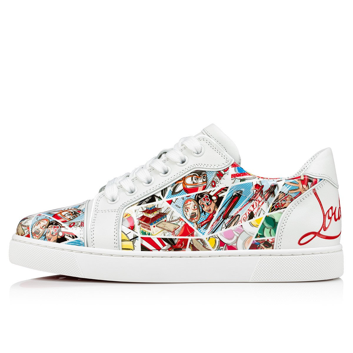 【Christian Louboutin】クリスチャン ルブタン Fun Vieira Patent Calf Comics Print Multicolor Sneakers-高島屋オンラインストア - 公式