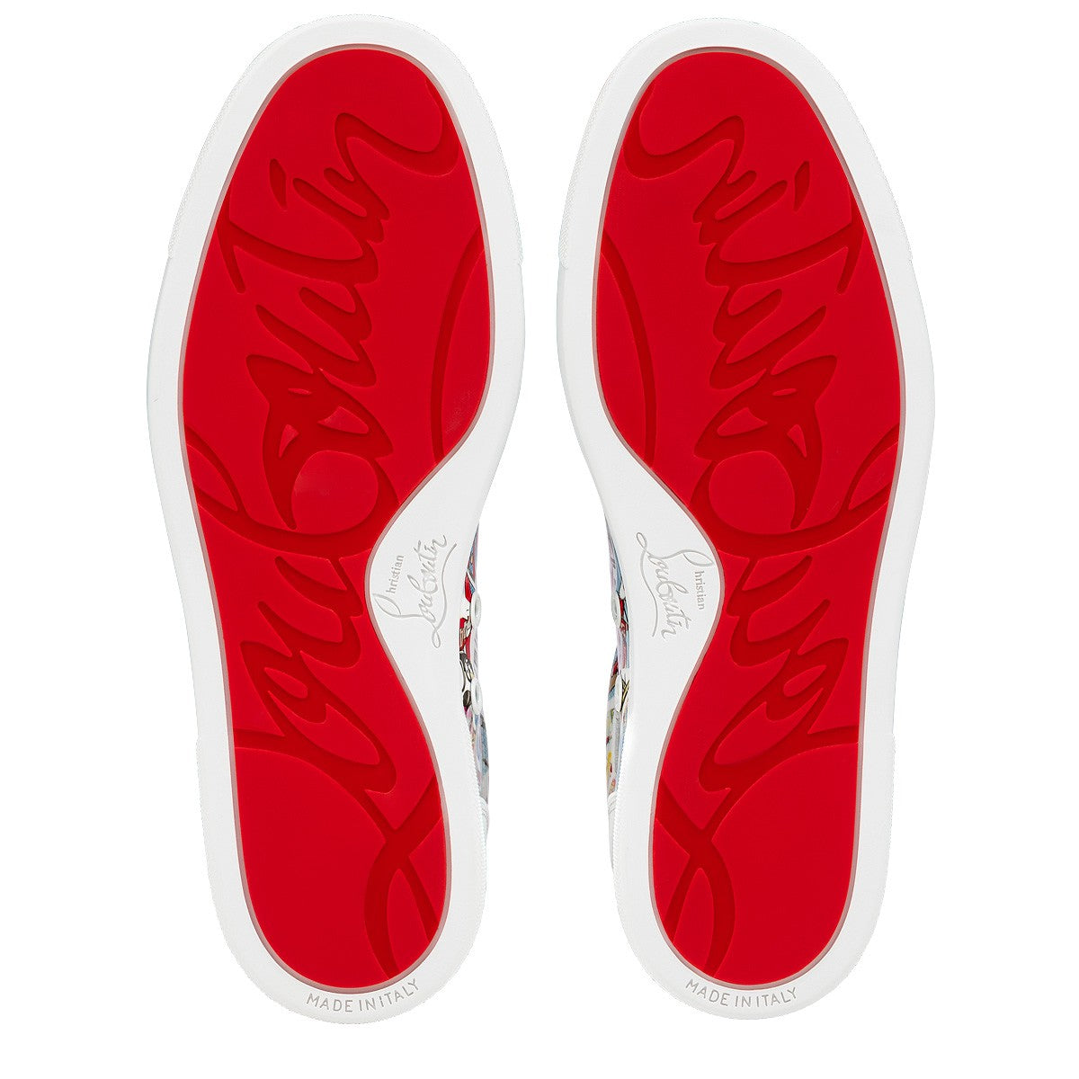 【Christian Louboutin】クリスチャン ルブタン Fun Vieira Patent Calf Comics Print Multicolor Sneakers-高島屋オンラインストア - 公式