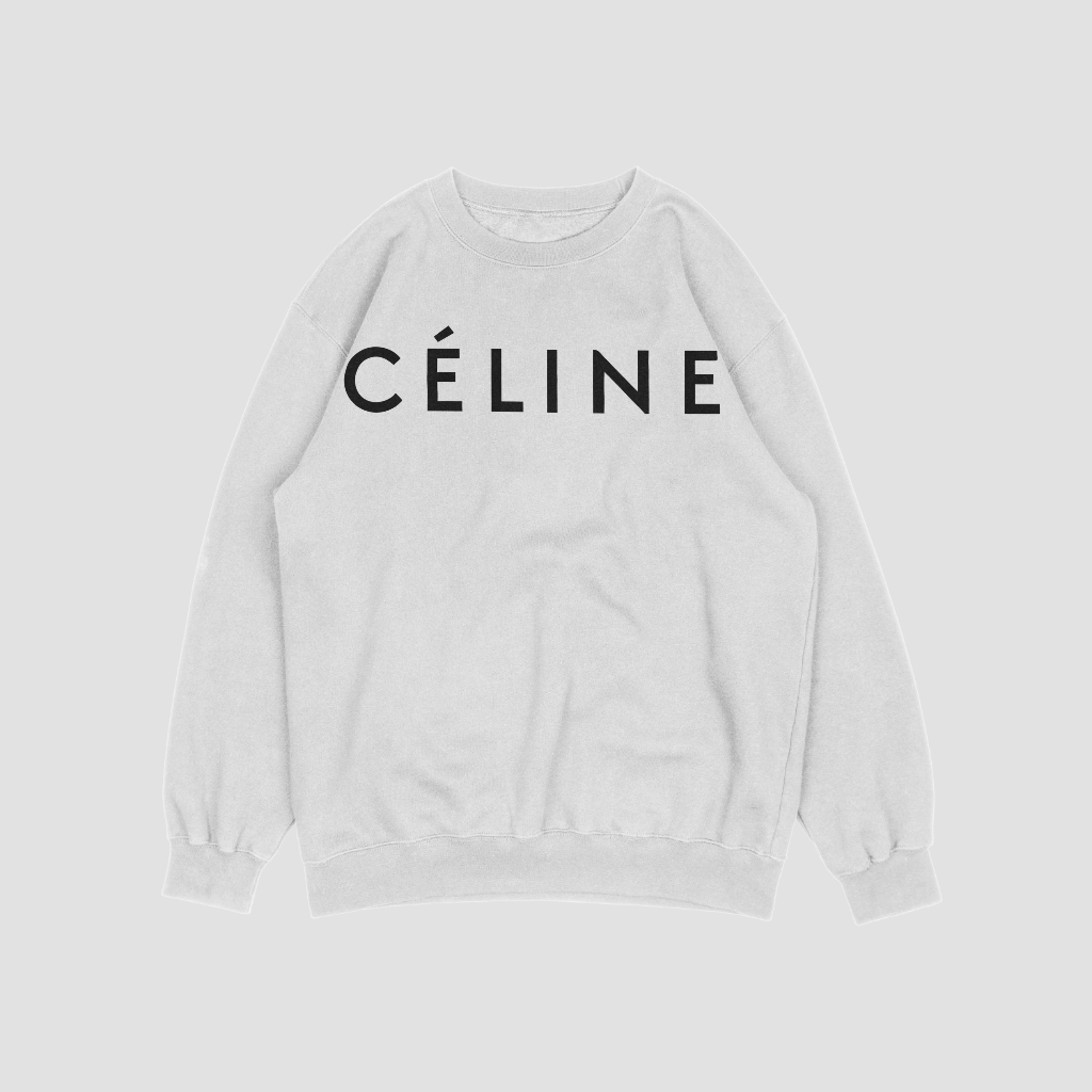 CELINE スウェット クル パーカー プリント  綿　男女兼用-高島屋オンラインストア - 公式