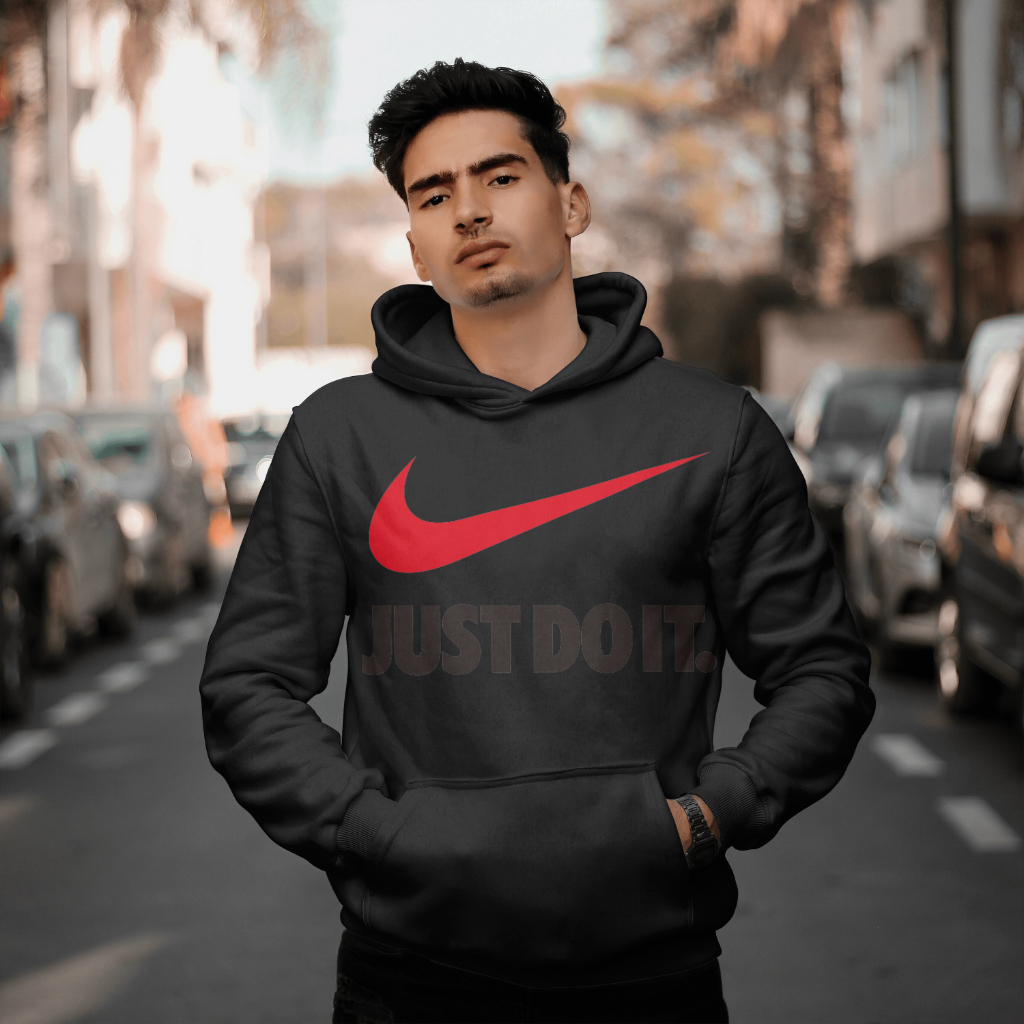 NIKEスウェット クル パーカー プリント  綿　男女兼用