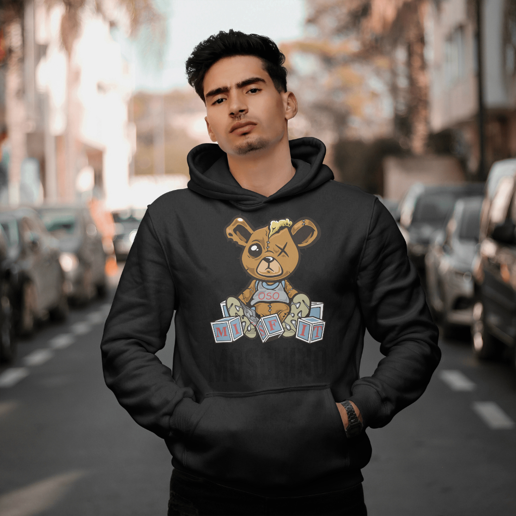 MOSCHINOスウェット クル パーカー プリント  綿　男女兼用