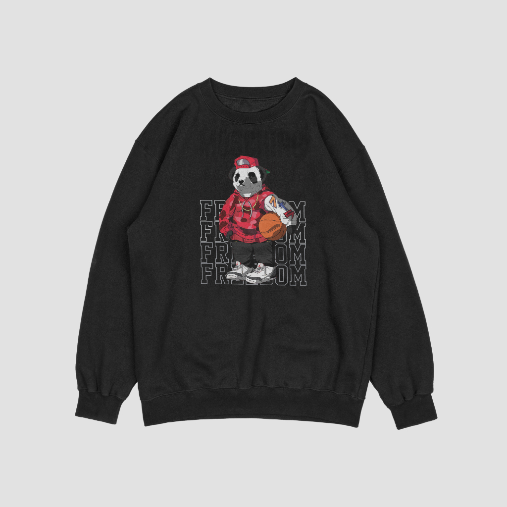 MOSCHINOスウェット クル パーカー プリント  綿　男女兼用