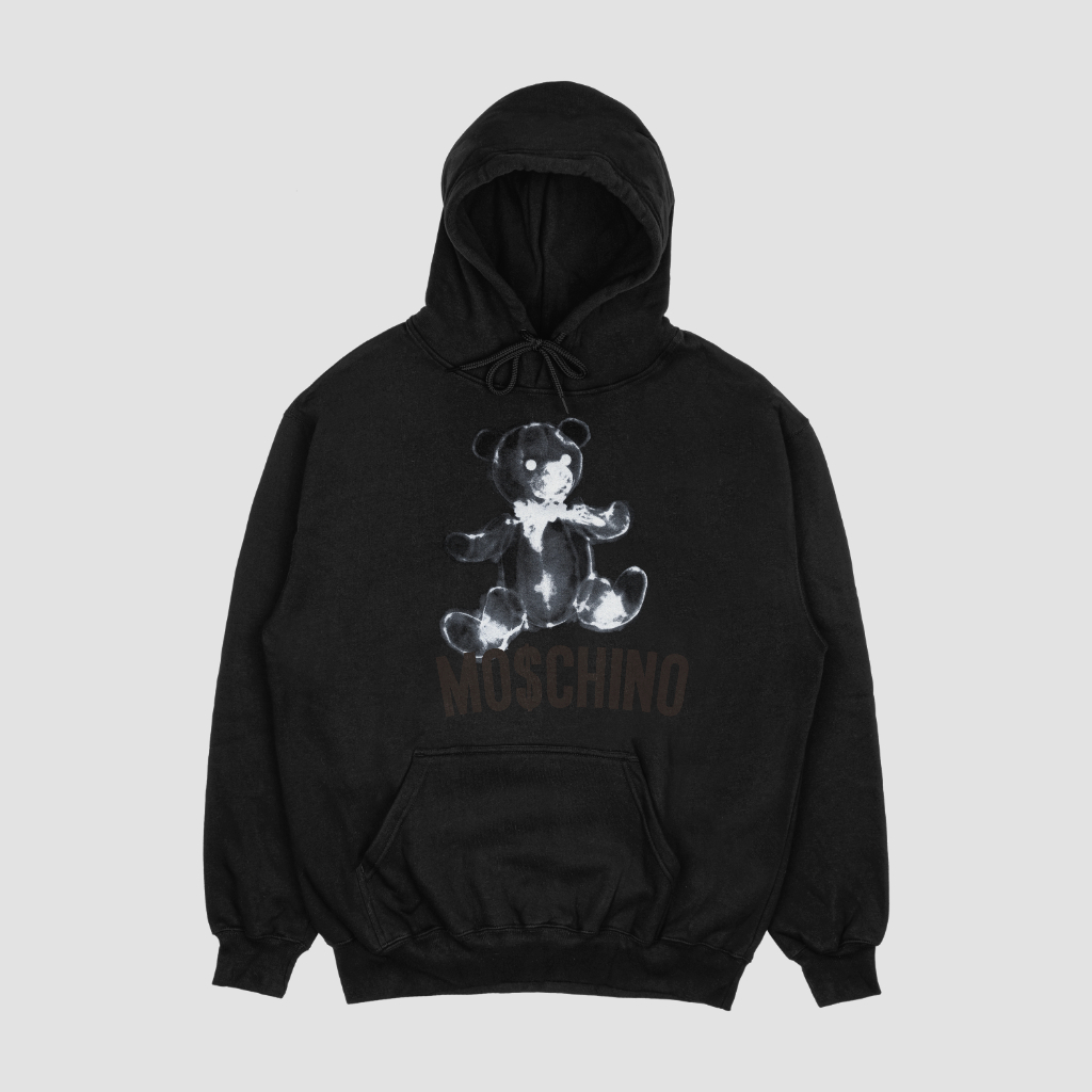 MOSCHINOスウェット クル パーカー プリント 綿 男女兼用