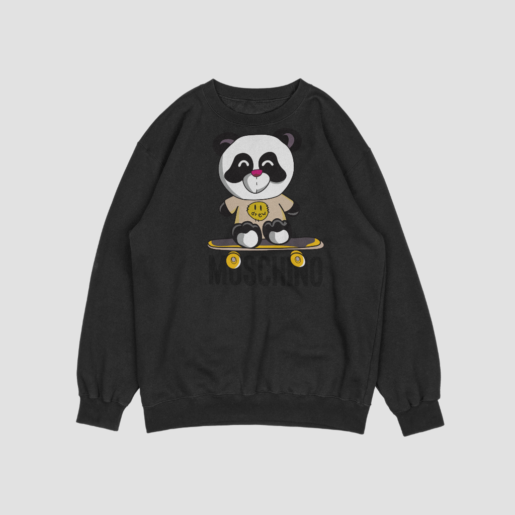 Burberryスウェット クル パーカー プリント  綿　男女兼用