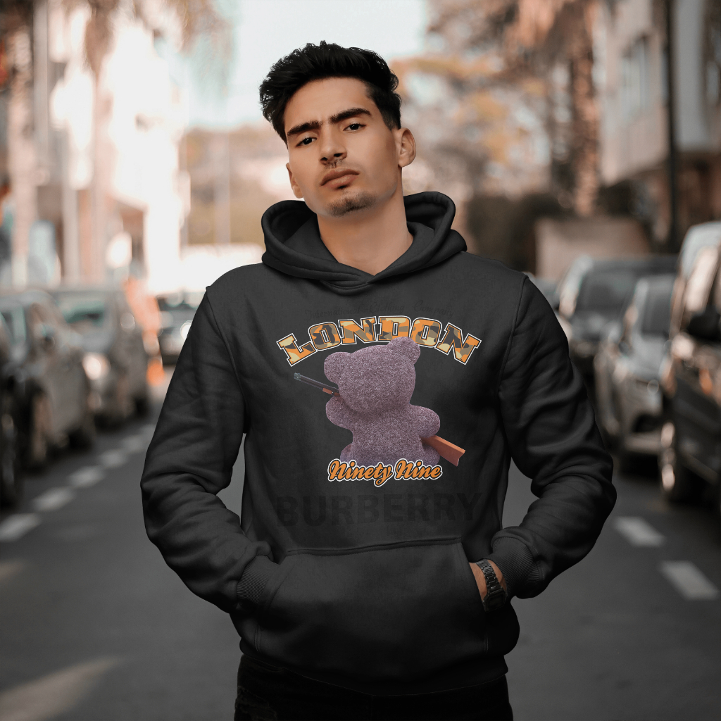 Burberryスウェット クル パーカー プリント  綿　男女兼用
