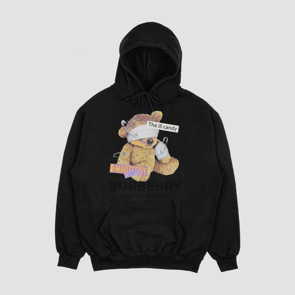 Burberryスウェット クル パーカー プリント  綿　男女兼用