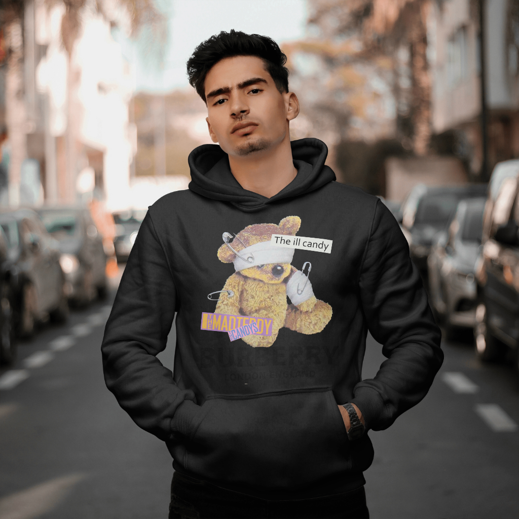 Burberryスウェット クル パーカー プリント  綿　男女兼用