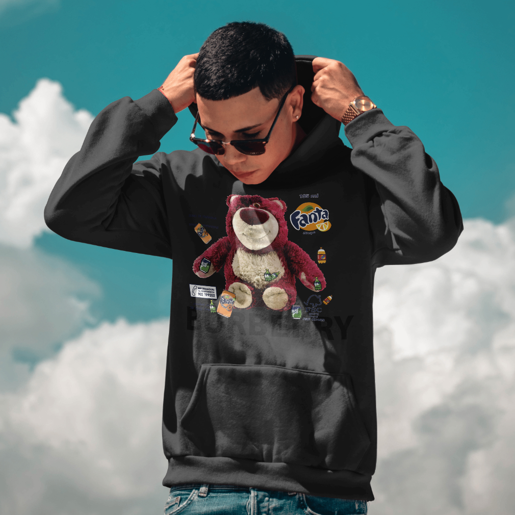 Burberryスウェット クル パーカー プリント  綿　男女兼用