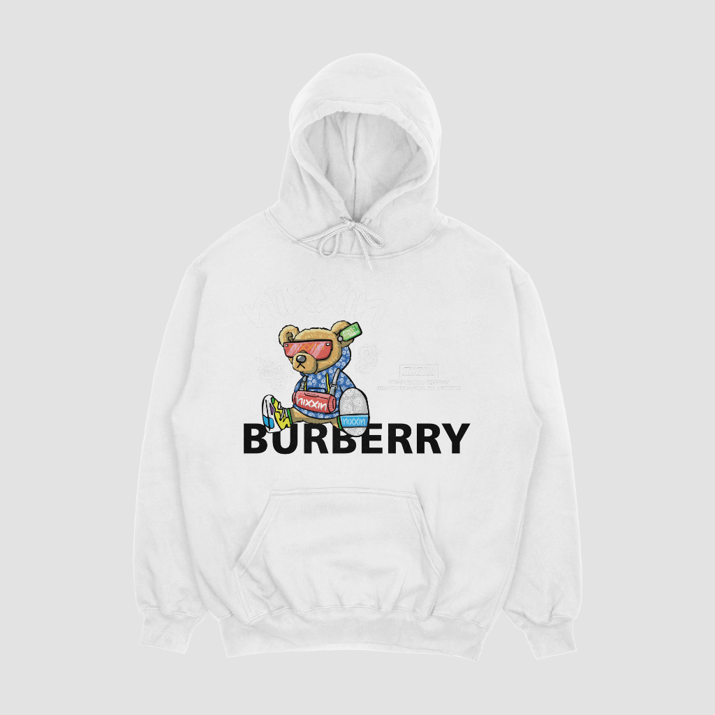 Burberryスウェット クル パーカー プリント  綿　男女兼用