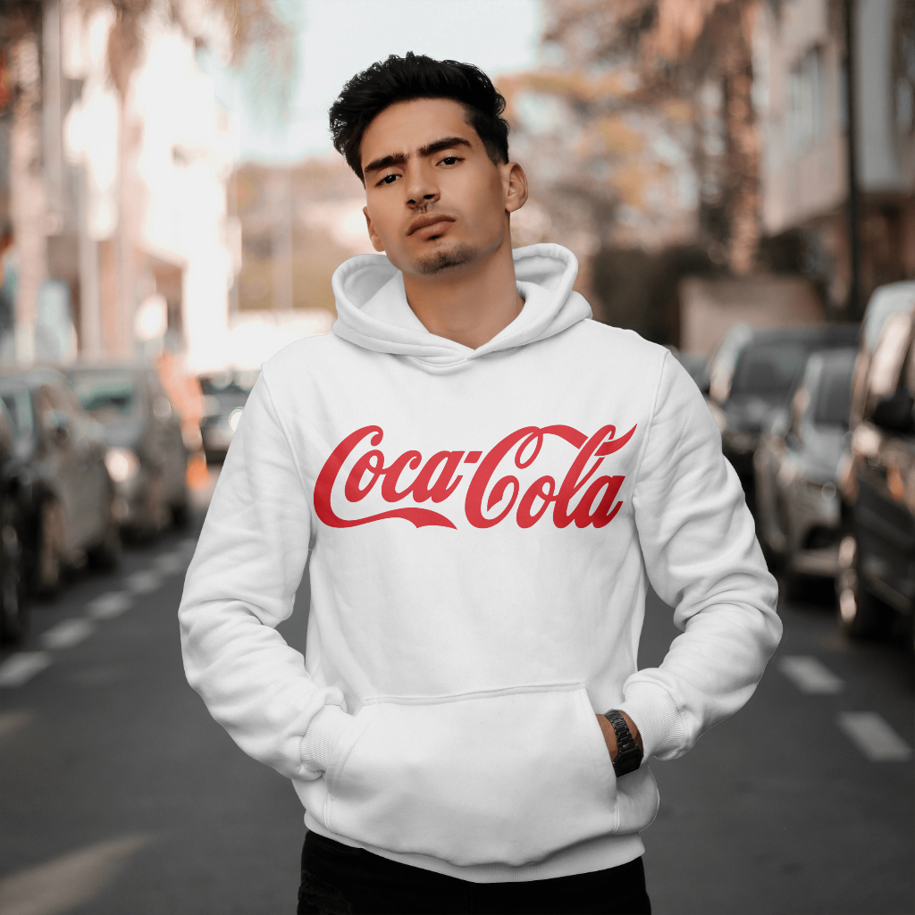 COCAスウェット クル パーカー プリント  綿　男女兼用