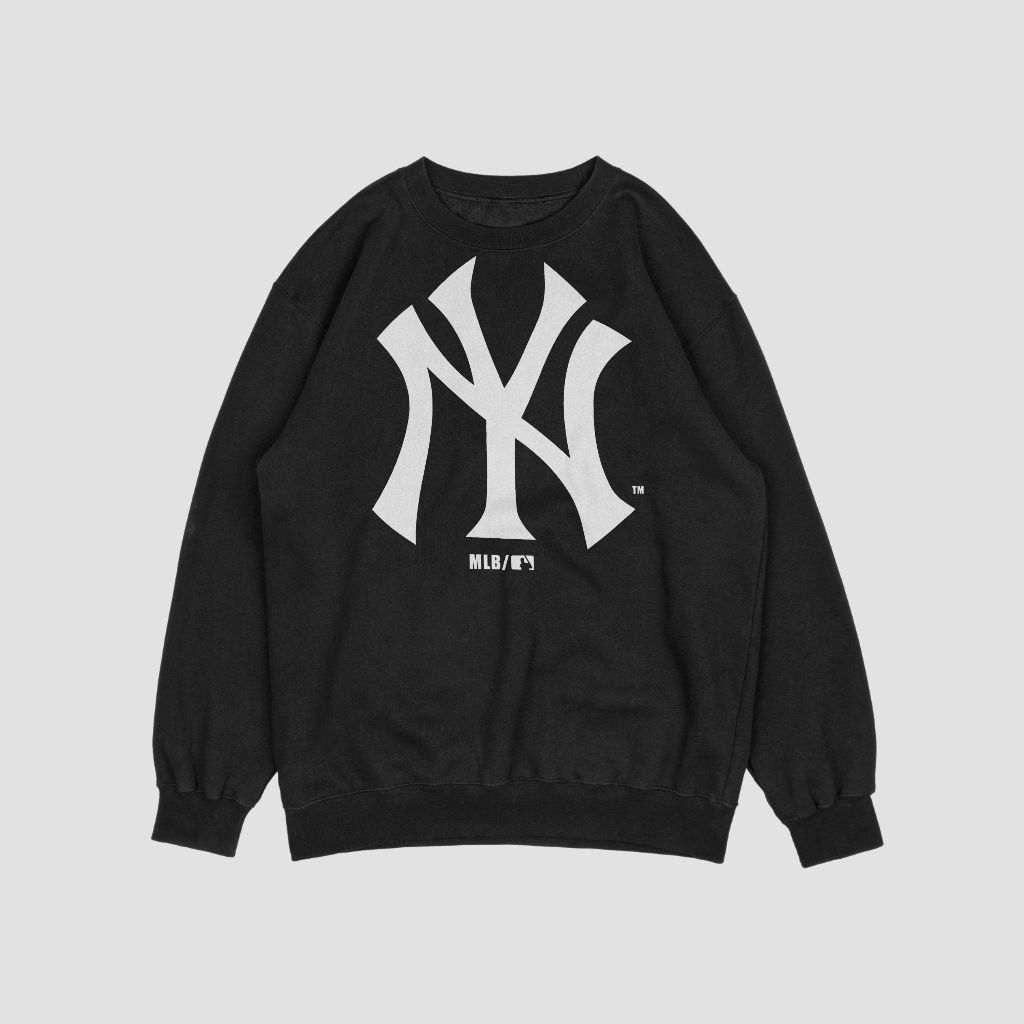 MLB-NYスウェット クル パーカー プリント  綿　男女兼用