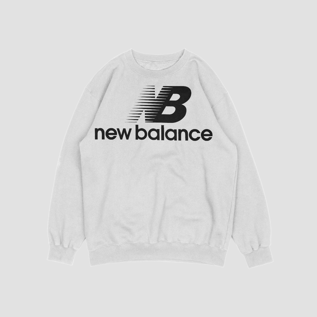 New Balanceスウェット クル パーカー プリント  綿　男女兼用