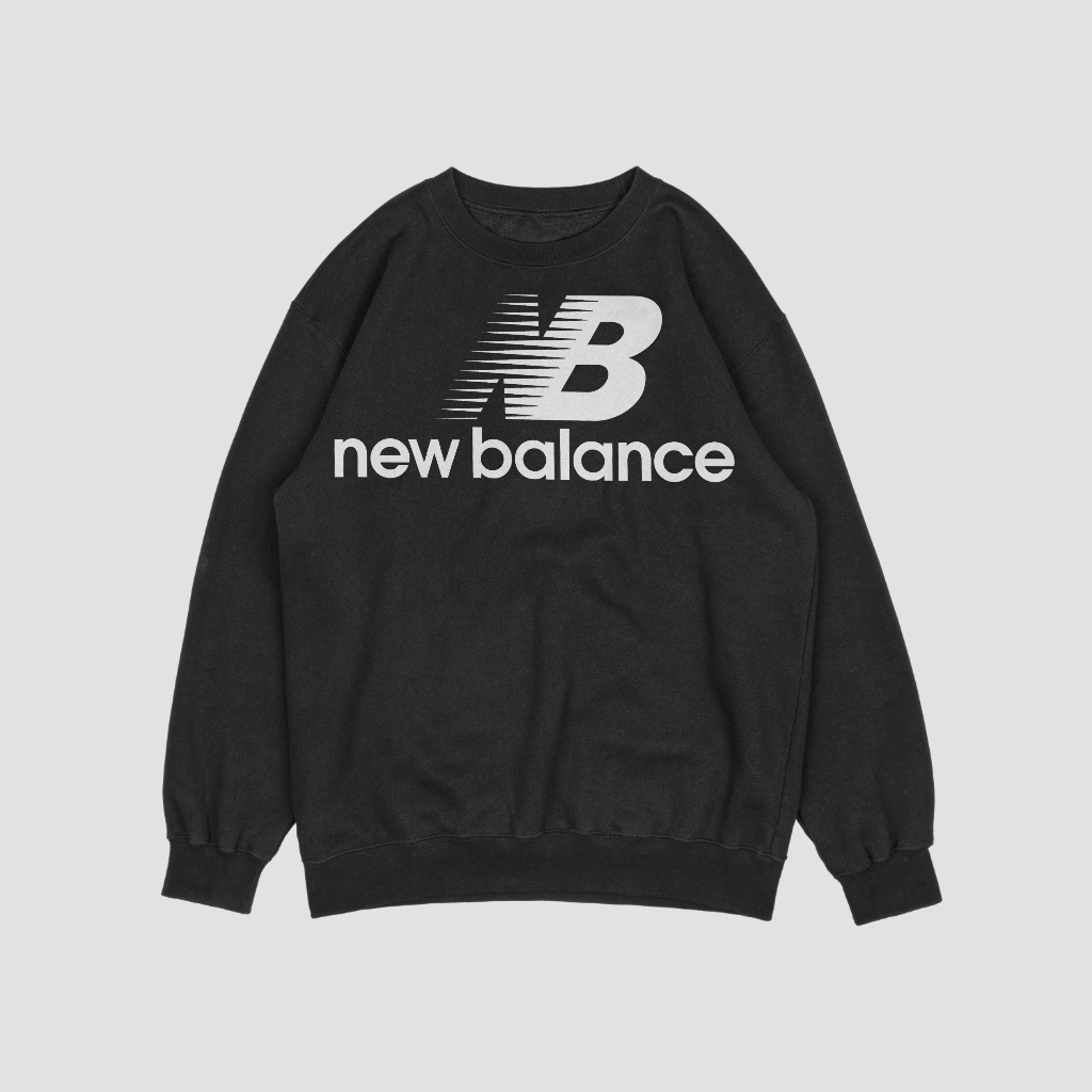 New Balanceスウェット クル パーカー プリント  綿　男女兼用